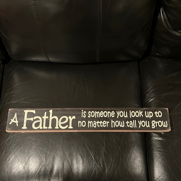 Other - Father Wood sign farm style 24x3 EUC